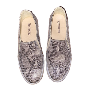 Snake print shoes